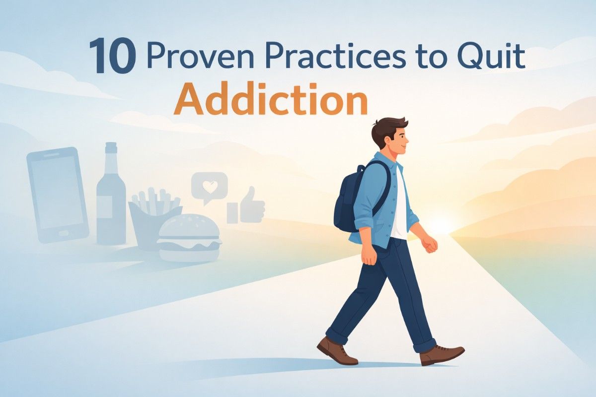 10 Proven Practices That Will Help You Quit Any Addiction
